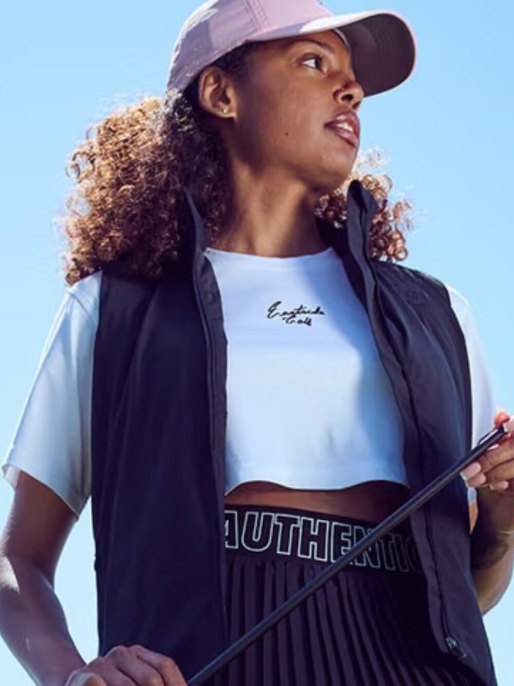 Eastside Golf Ultra Rare Women's Crop, White, Small